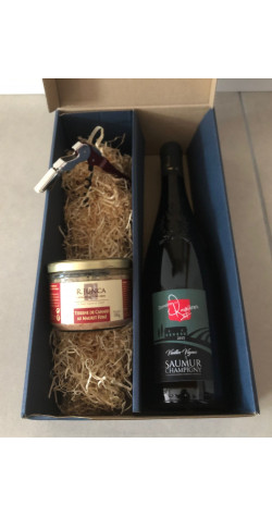 Coffret Champigny 1 Bouteille + 1 terrine